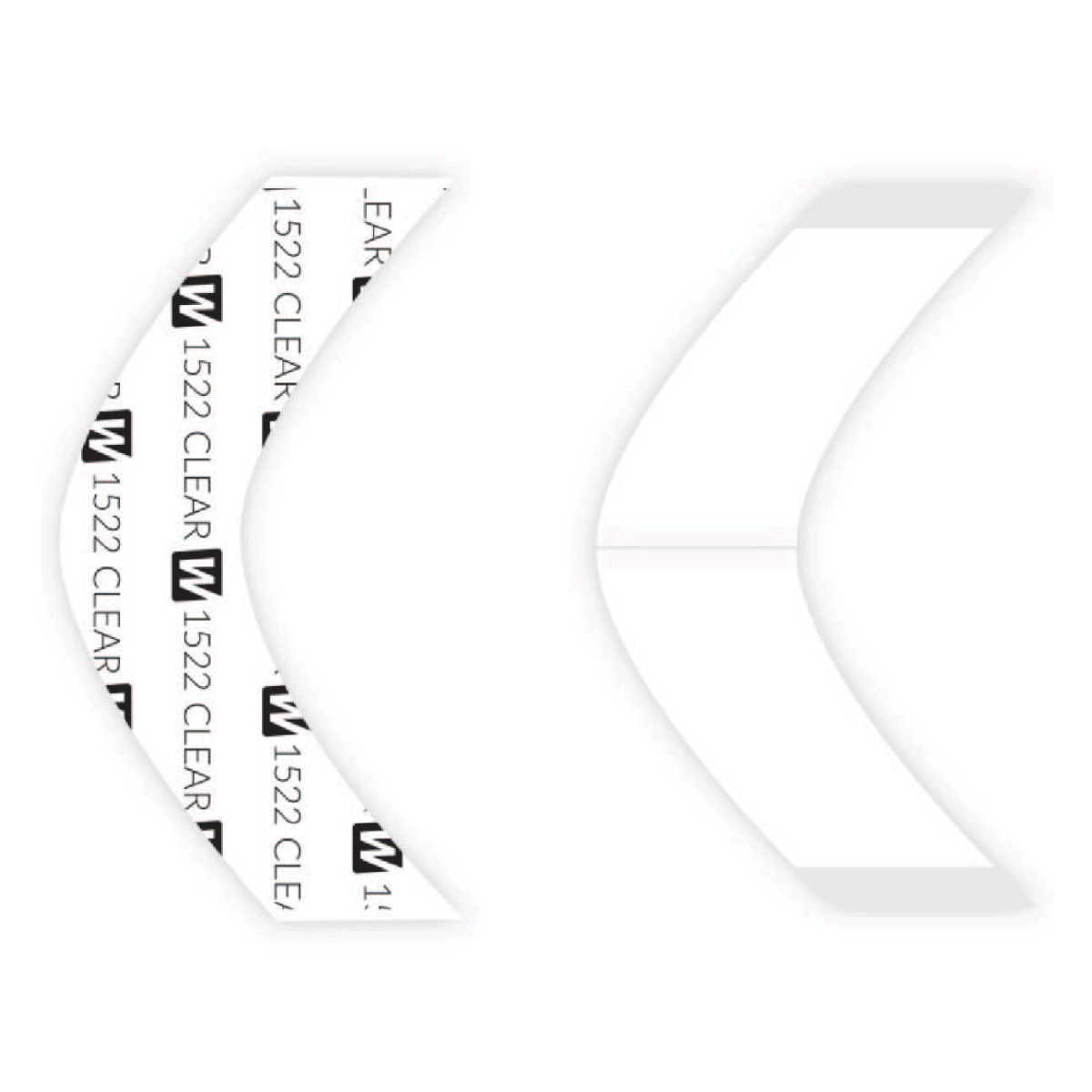 1522 CLEAR - A CONTOUR, 36PC/BAG 1522 CLEAR - A CONTOUR, 36PC/BAG